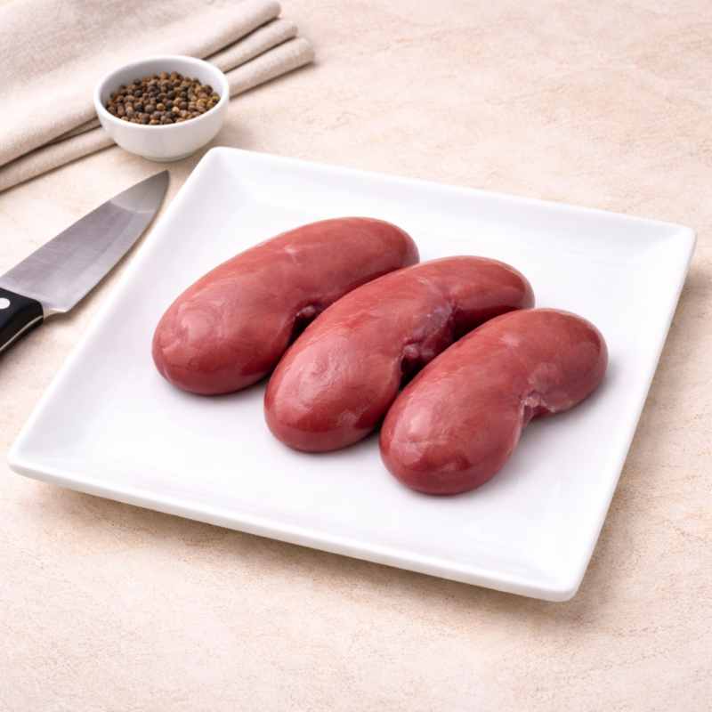 3 Riñones de cerdo - (500 gramos)