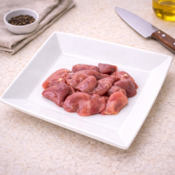 Higaditos de pollo blanco sin corazón- (500 gramos aprox)