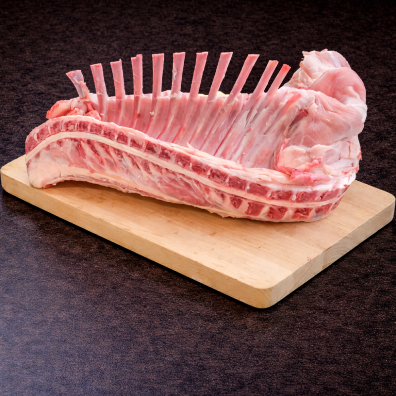Carré completo (Chuletero) de cordero lechal (1, 2 Aprox)