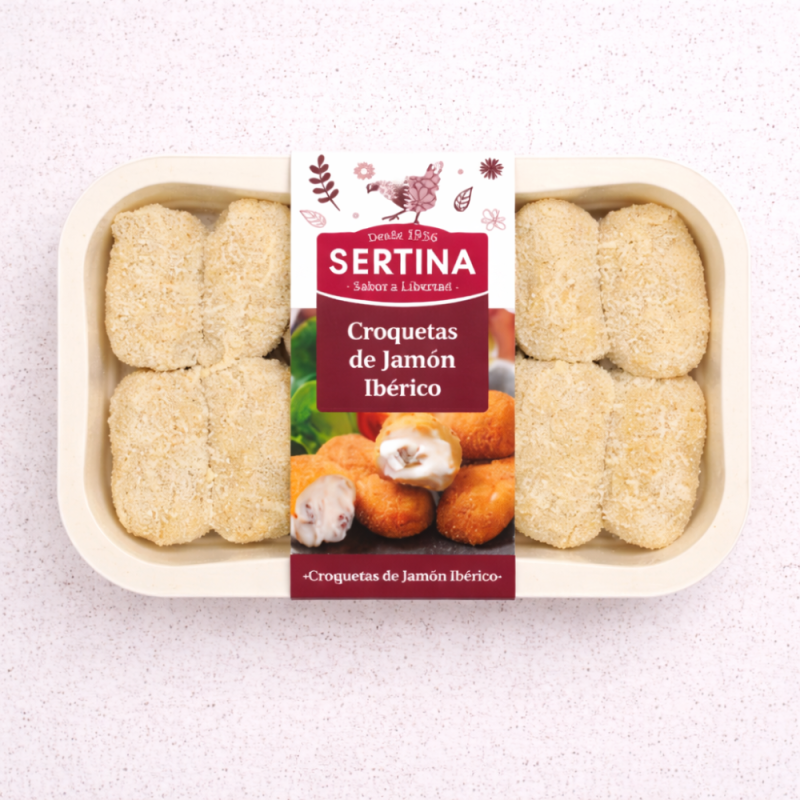 Croquetas cremosas de jamón ibérico de bellota - (430 gramos aprox)