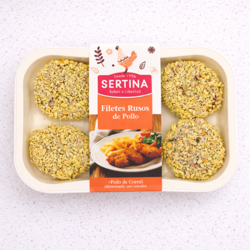 Filetes rusos de pollo certificado - (300 gramos)