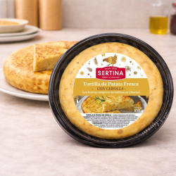 Tortilla de Patata con Cebolla- (Huevos de gallinas criadas en libertad)