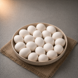 20 Huevos Tamaño XL- Categoría A (Blancos o Morenos)
