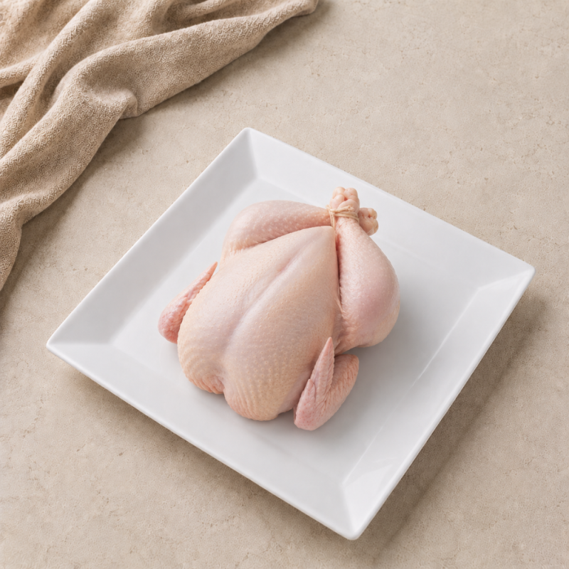 Pollo blanco listo para asar - (1,2 kilogramos)