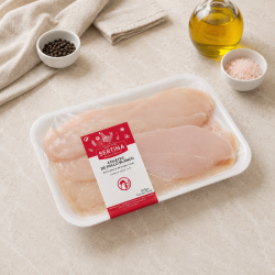 4 Filetes de pechuga de pollo blanco - (800 gramos)
