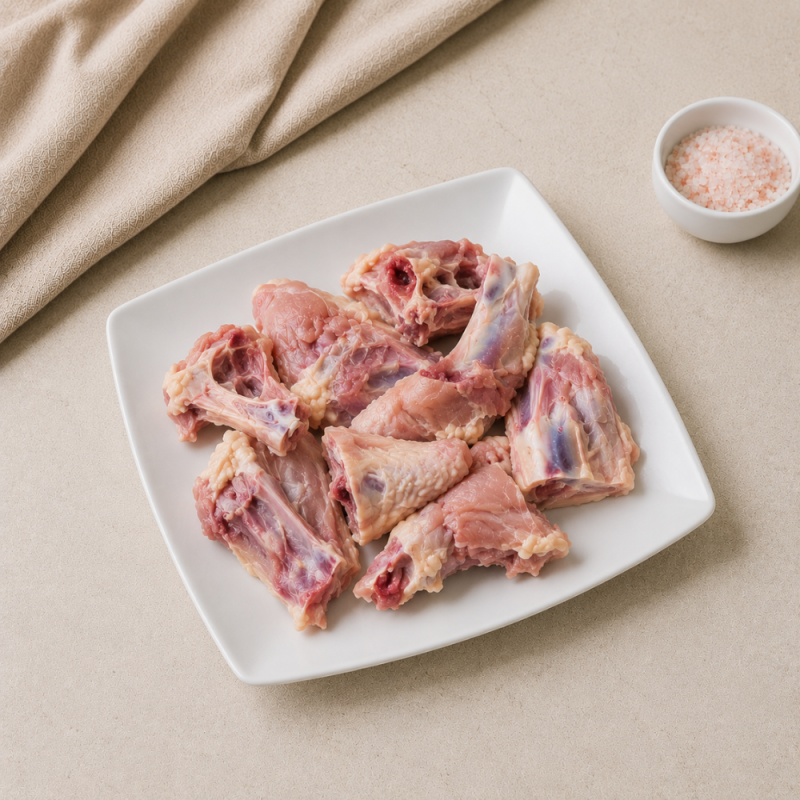 Carcasas de pollo blanco troceadas (1 und)