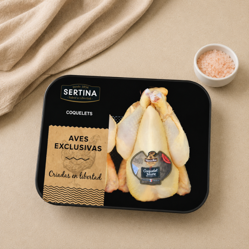 Comprar Pack 2 Coquelets criados en libertad | SERTINA