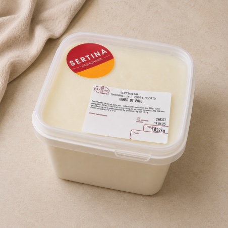 Grasa de pato 900g online. Para confitar y cocinar | Sertina