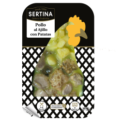 Pollo al Ajillo con Patatas SERTINA | Listo en 3 Minutos