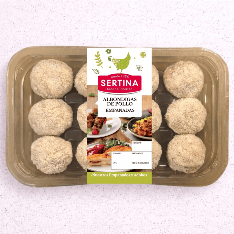 Comprar Albóndigas de Pollo Empanadas Online l SERTINA