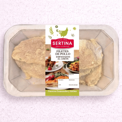 Compra filetes de pollo empanados al limón Online l SERTINA