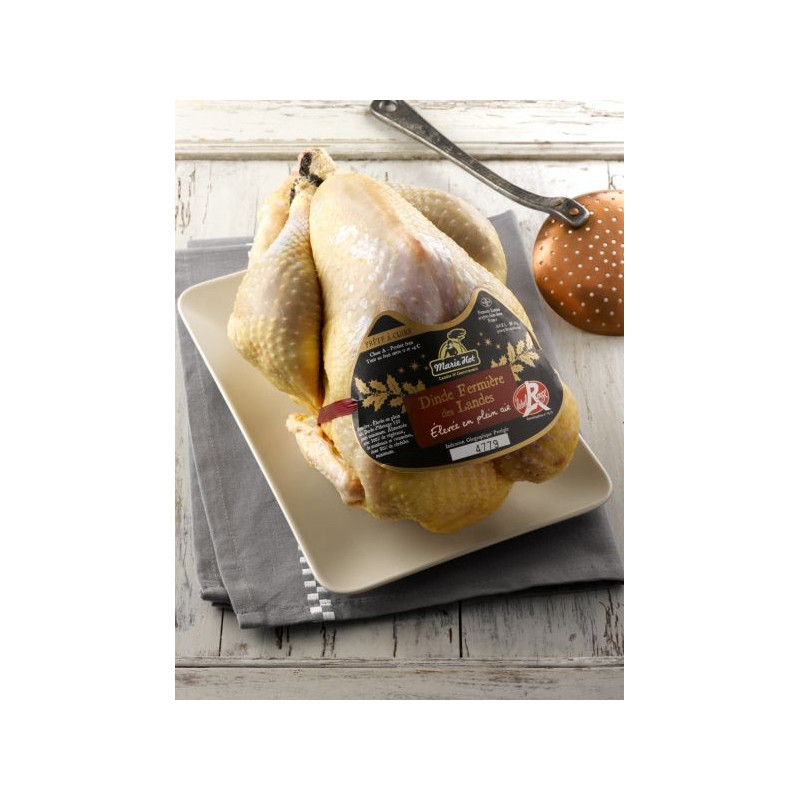 Pavo fermière Landais 4Kg aprox (pieza)