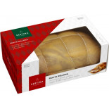 Pavita rellena de Navidad lista para asar