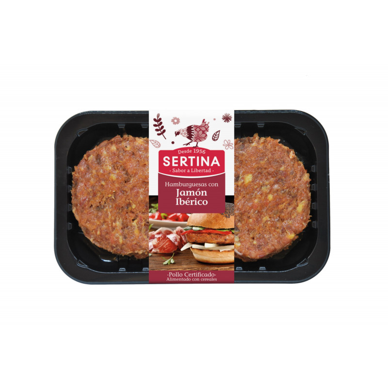 Hamburguesas con jamón ibérico (2uds)