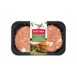 Hamburguesas con queso de cabra y cebolla caramelizada (2uds)