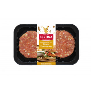 Hamburguesas con queso parmesano (2uds)