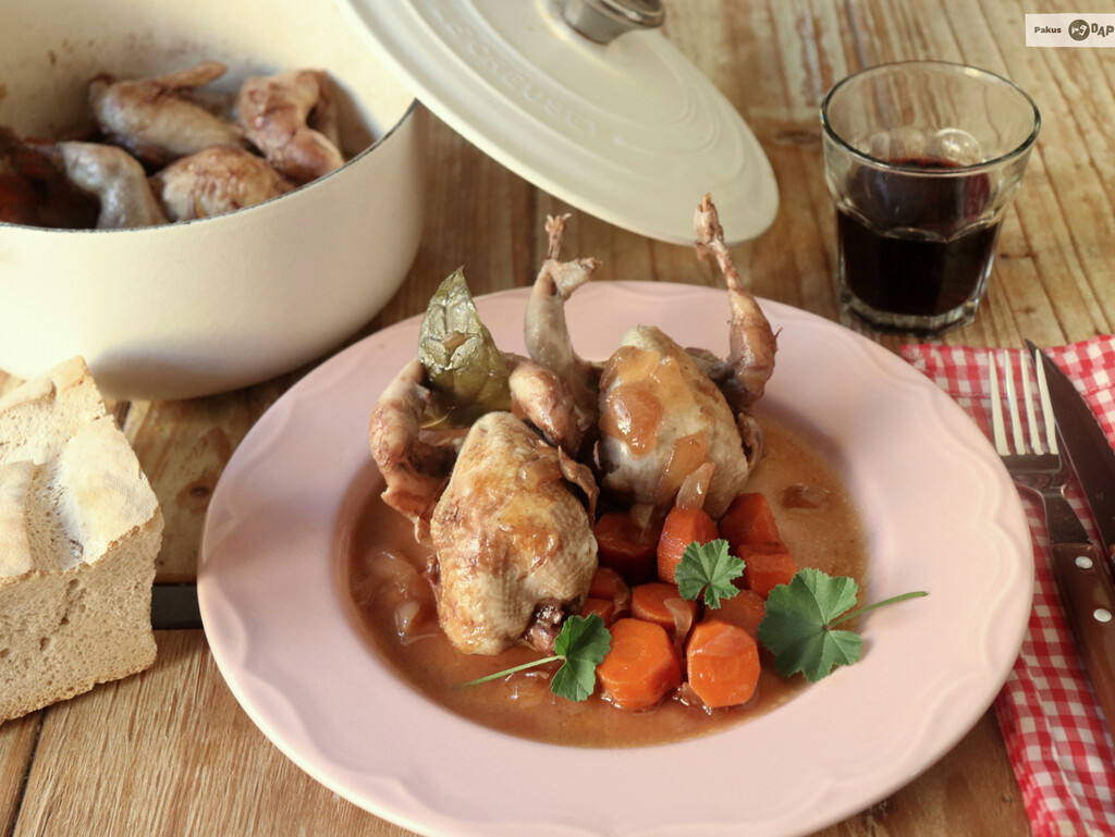 Receta con codorniz xl