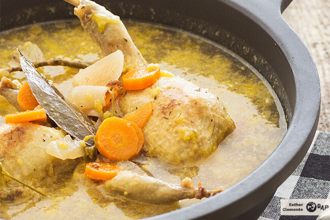 Receta con codorniz de los vogos