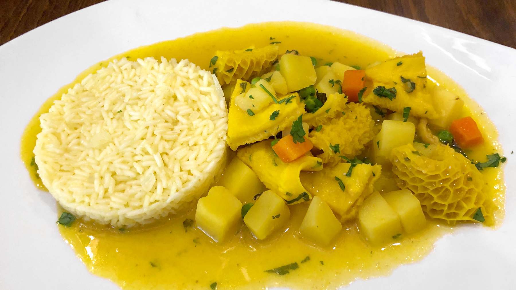 Receta con callos de cordero