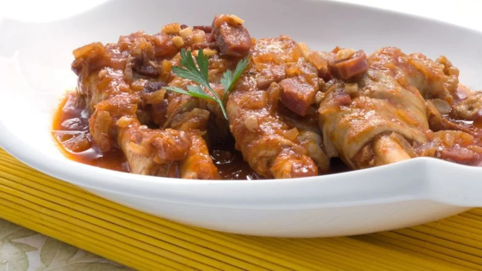 Receta con manitas de cordero