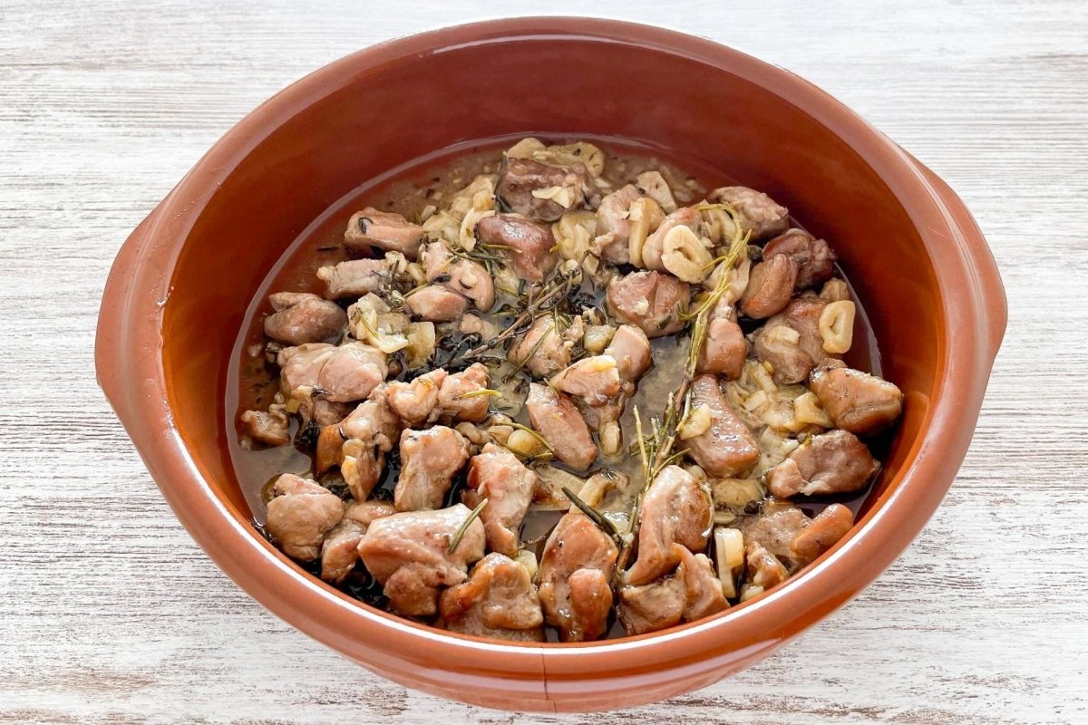 Receta con sesos de cordero